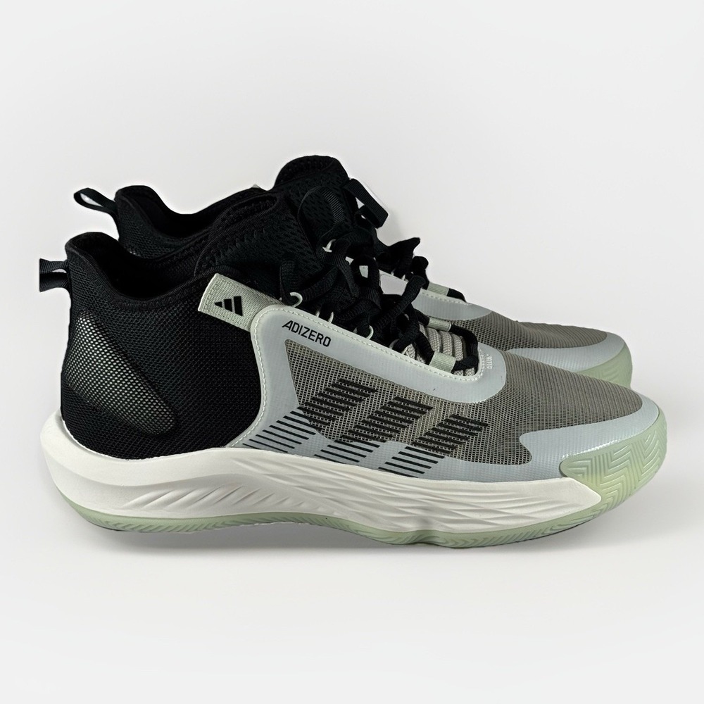 Adidas Adizero Select Team Sesame White Black Basketball Shoe Men's Size 13 M268